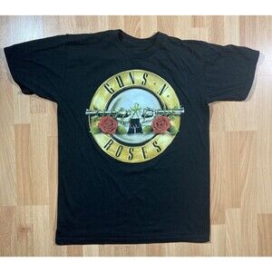 Guns ‘N Roses Logo Graphic Tee (Sz Small - Men / Women) Black Frog Band T-Shirt